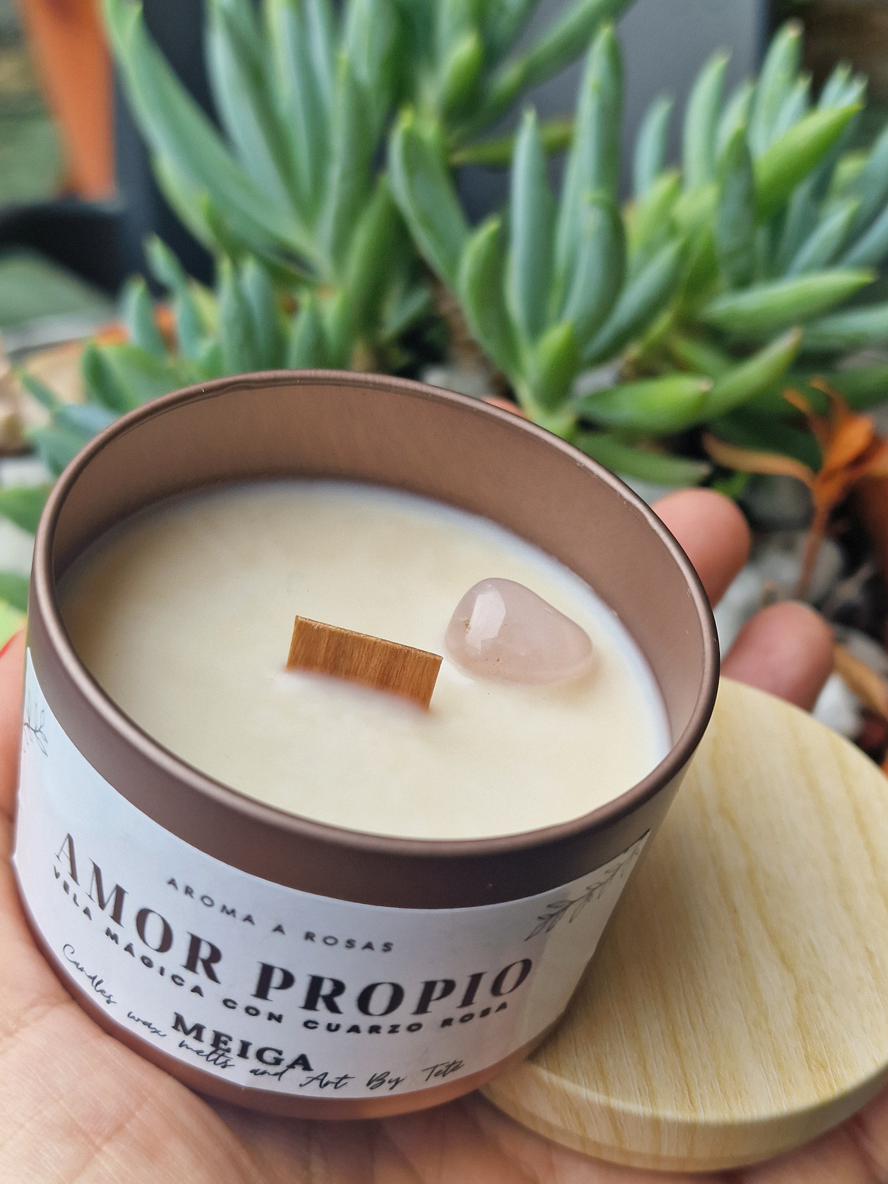 Vela “AMOR PROPIO” – Meiga Artesanía Mágica