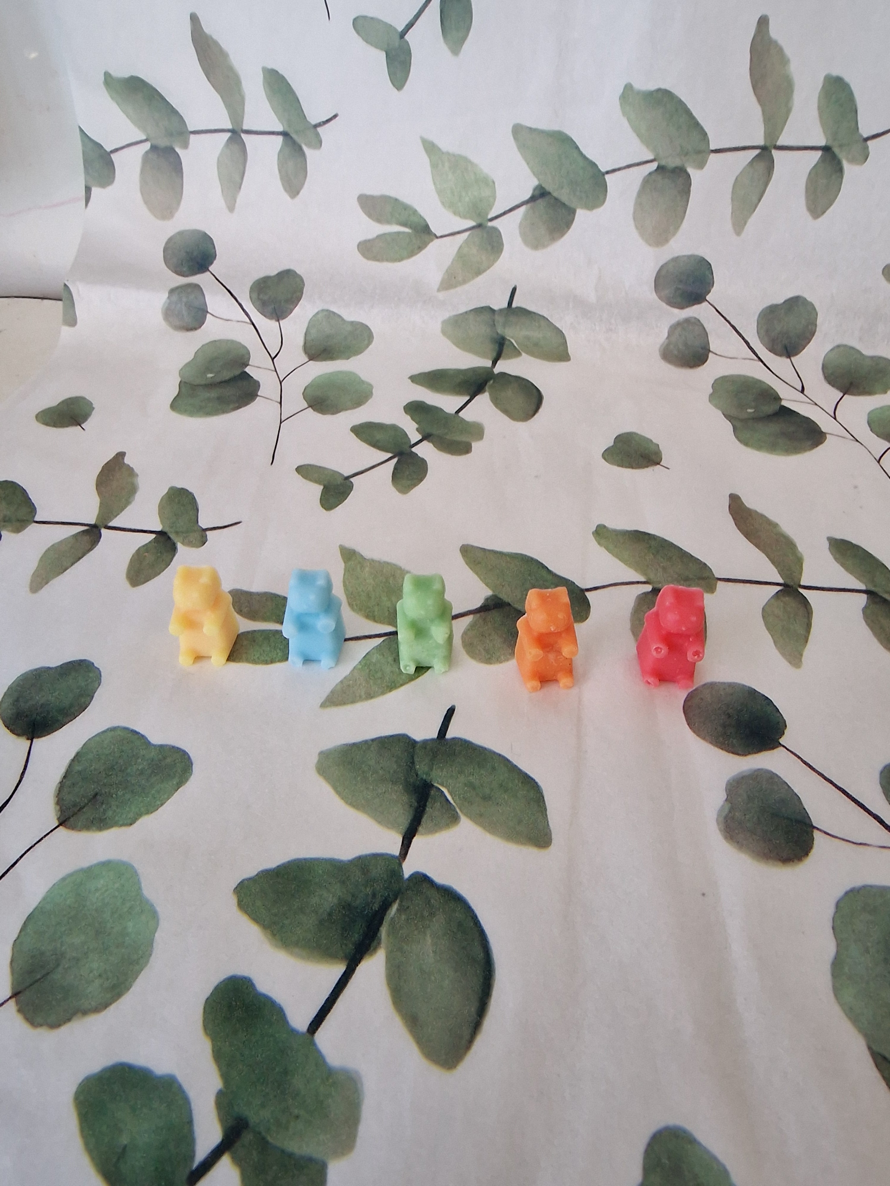 Wax melts exclusivos de  GOMINOLAS en bote de cristal.