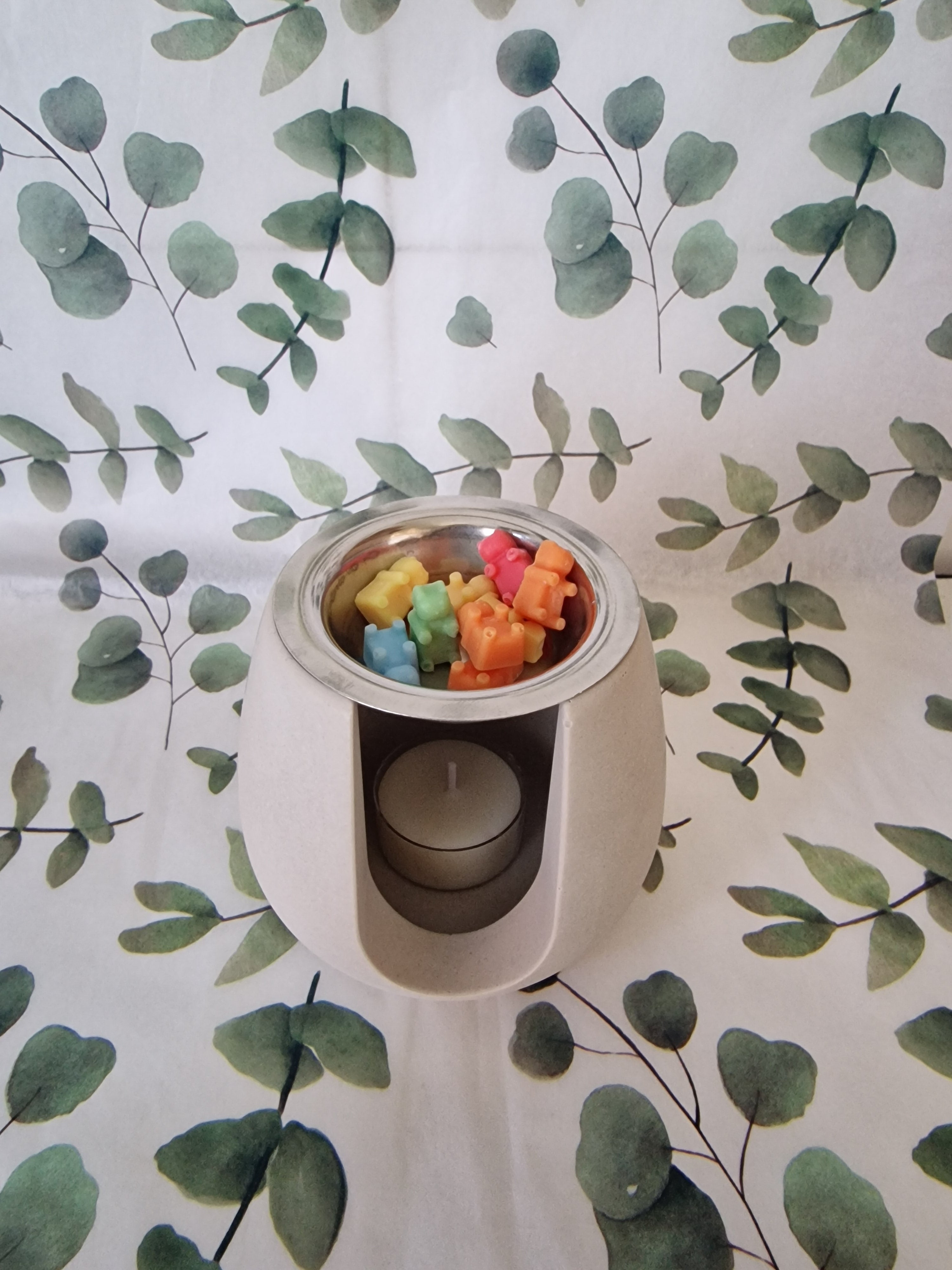 Wax melts exclusivos de  GOMINOLAS en bote de cristal.