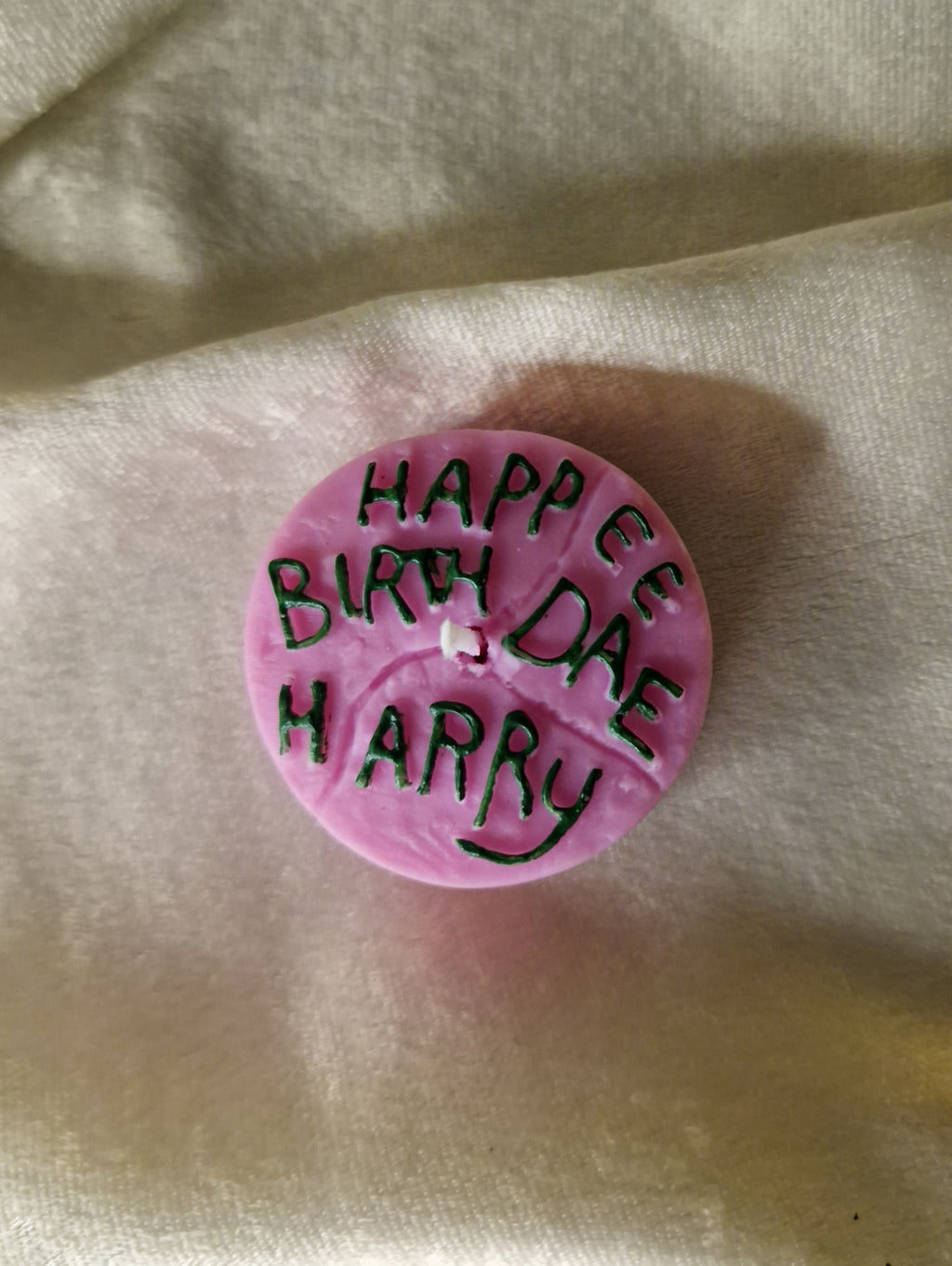 Vela Decorativa – Tarta de Cumpleaños de Harry