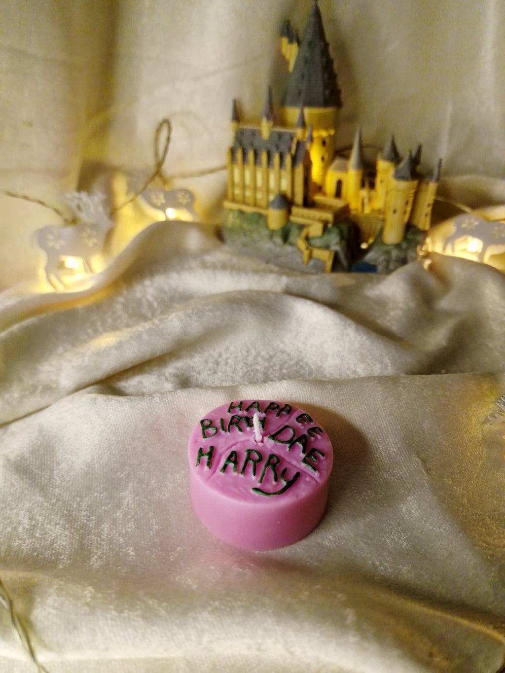 Vela Decorativa – Tarta de Cumpleaños de Harry