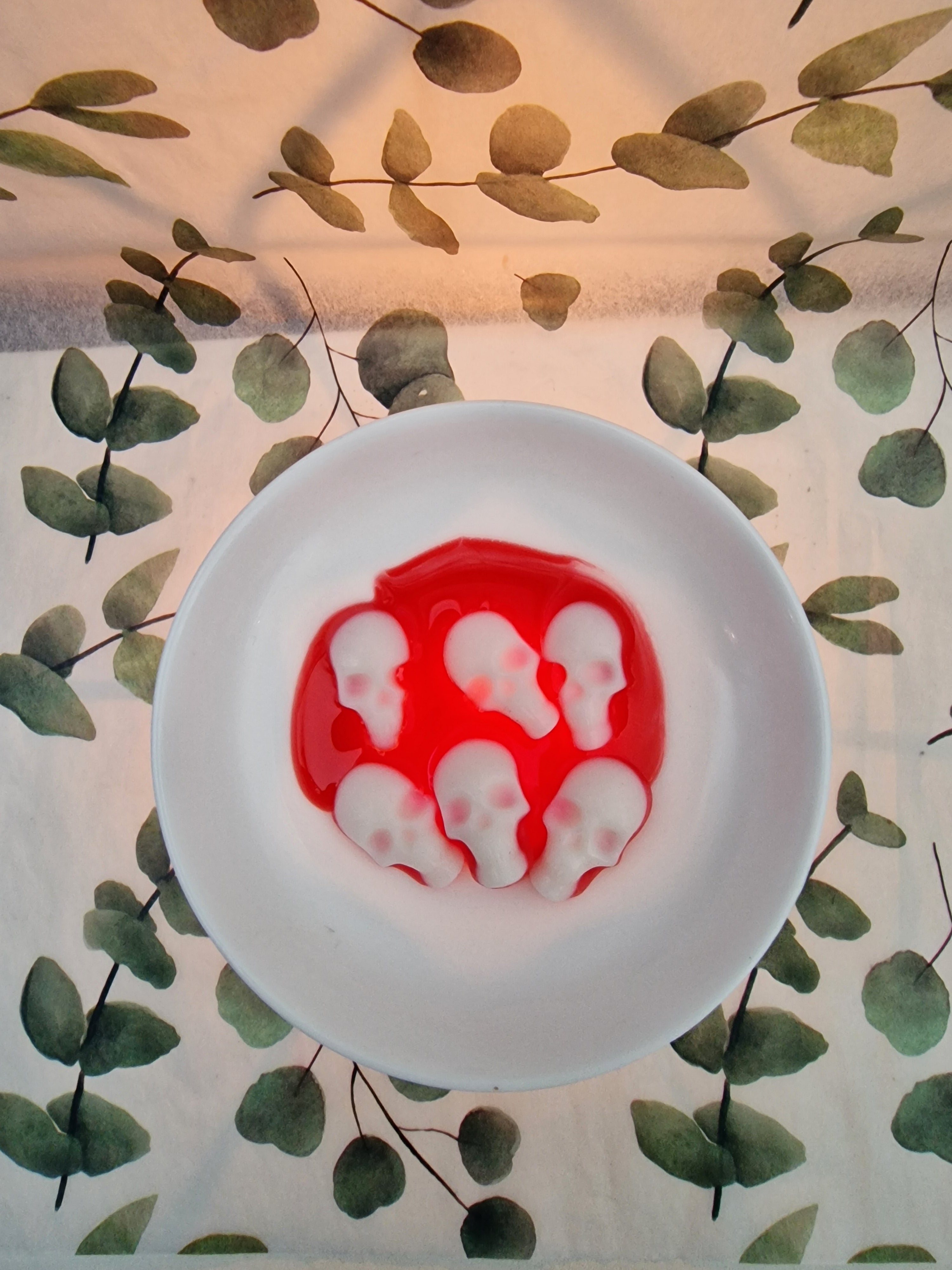 CALAVERA SANGRANTE. WAX MELTS EXCLUSIVOS DE HALLOWEN
