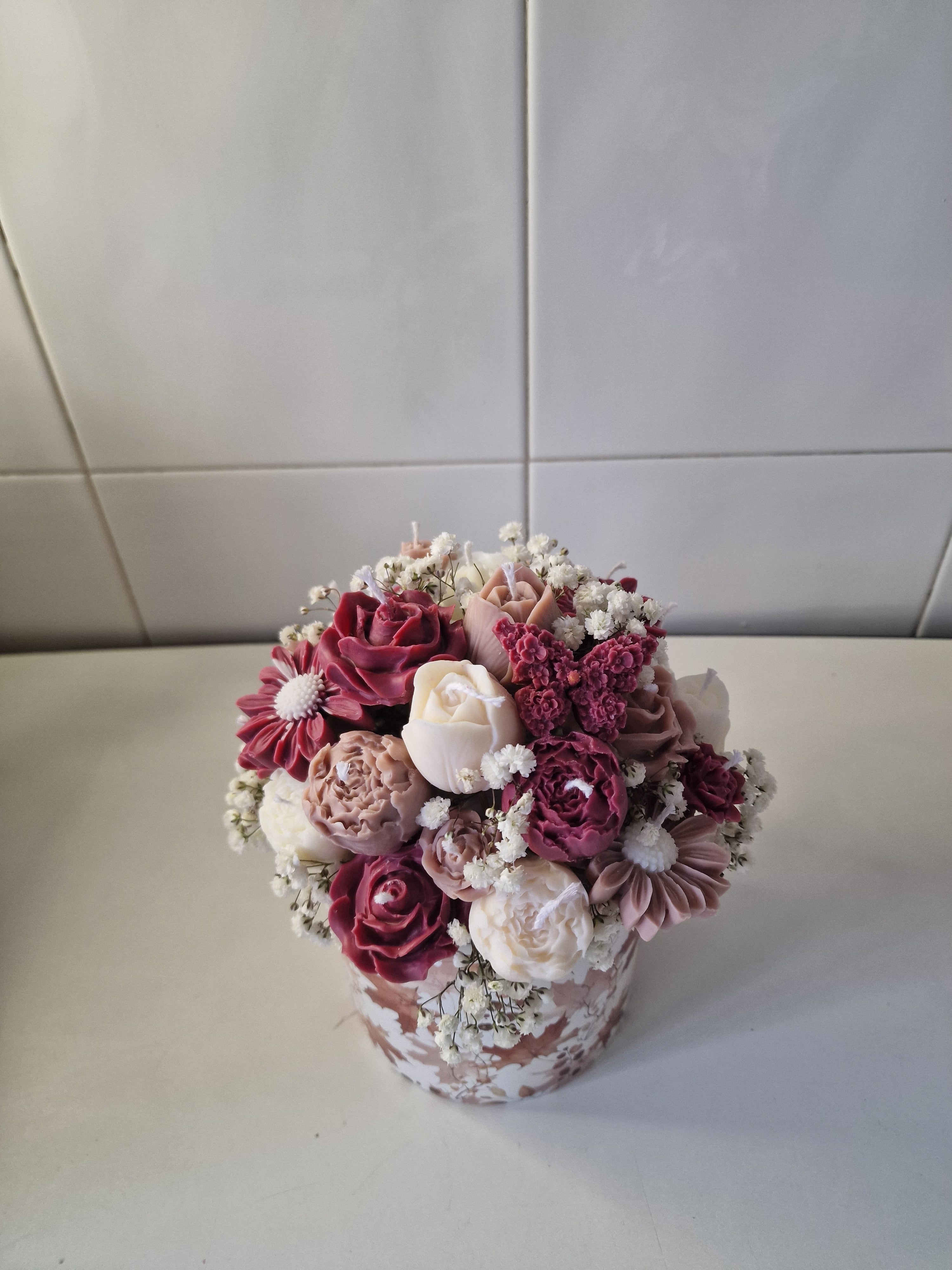 Bouquet de Velas de Cera de Soja – TAMAÑO GRANDE