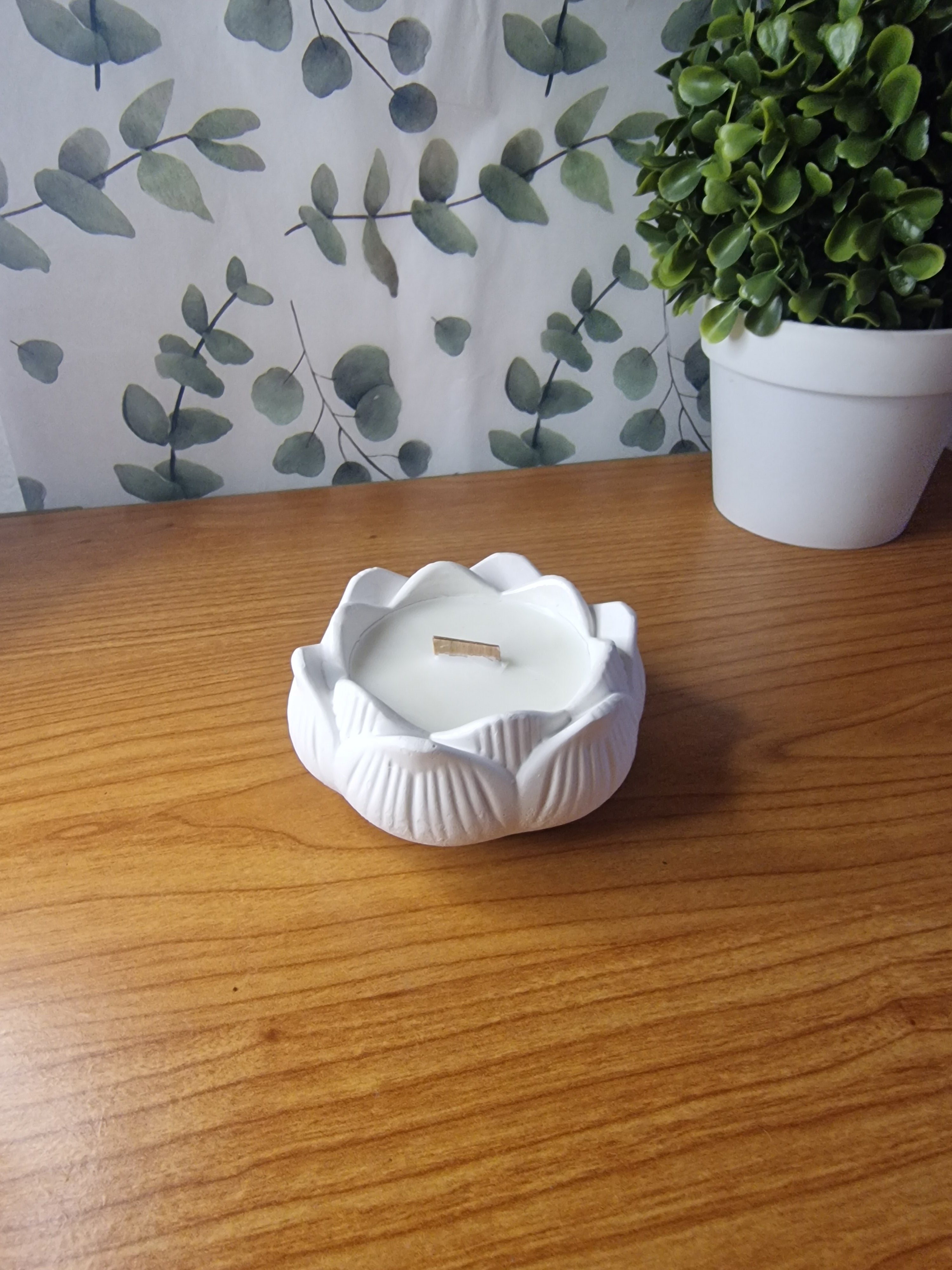 Vela FLOR DE LOTO  Artesanal