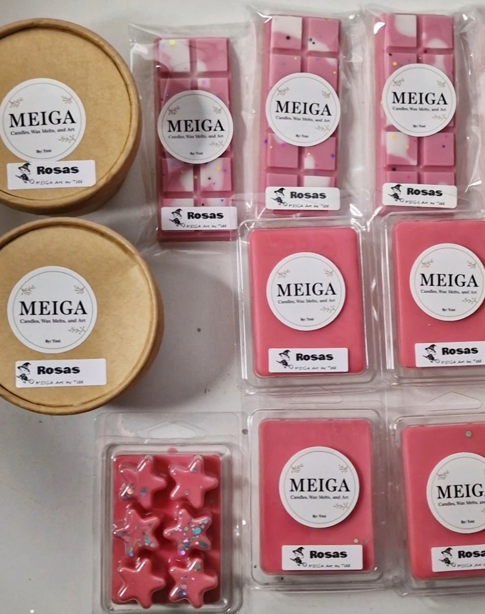 WAX MELTS AROMA A ROSAS TABLETA 50 GRAMOS
