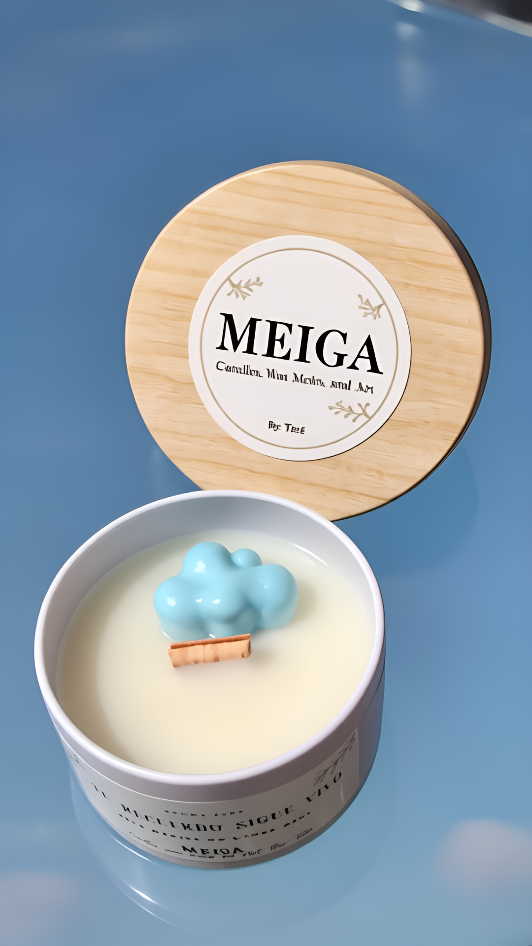 Vela artesanal de soja “Tu recuerdo sigue vivo” . MEIGA artesanía mágica.